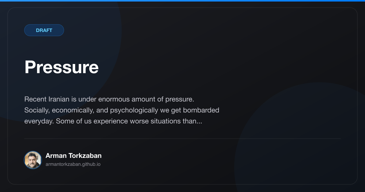 Pressure